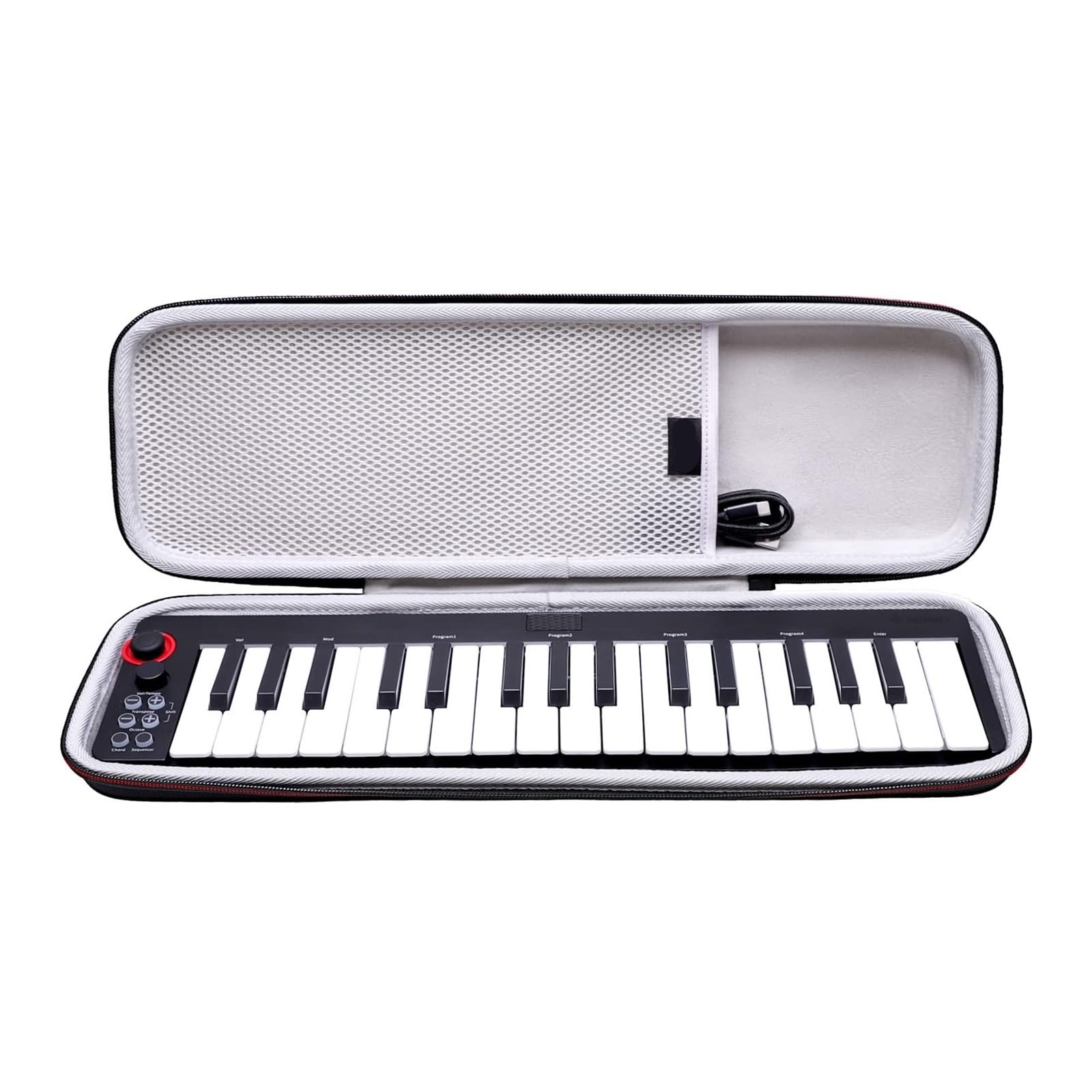 Borsa per Tastiera Custodia rigida da viaggio for custodia for controller tastiera MIDI professionale imbottita for pianoforte elettrico