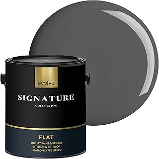 EVOLVE Signature Collection Luxury Interior Paint & Primer, Flat Sheen (...