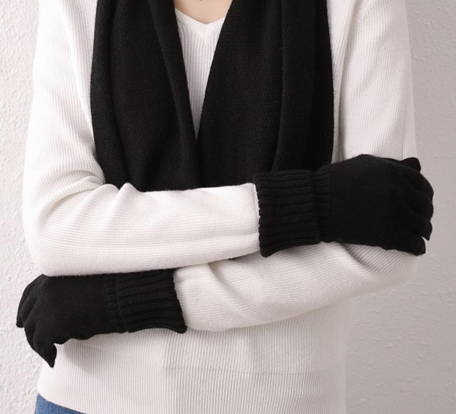 WaySoft 100% Pure Cashmere Gloves for Women with Elegant Gift Box - Luxurious Soft Winter Warmth - Perfect Fashion Accessory - Image 2