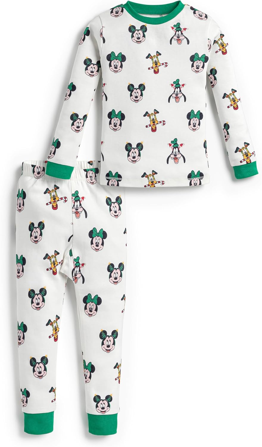 MONICA + ANDY Toddler & Kids Two Piece Pajama Set, 100% Organic Cotton Clothes for Boys & Girls, Children PJs