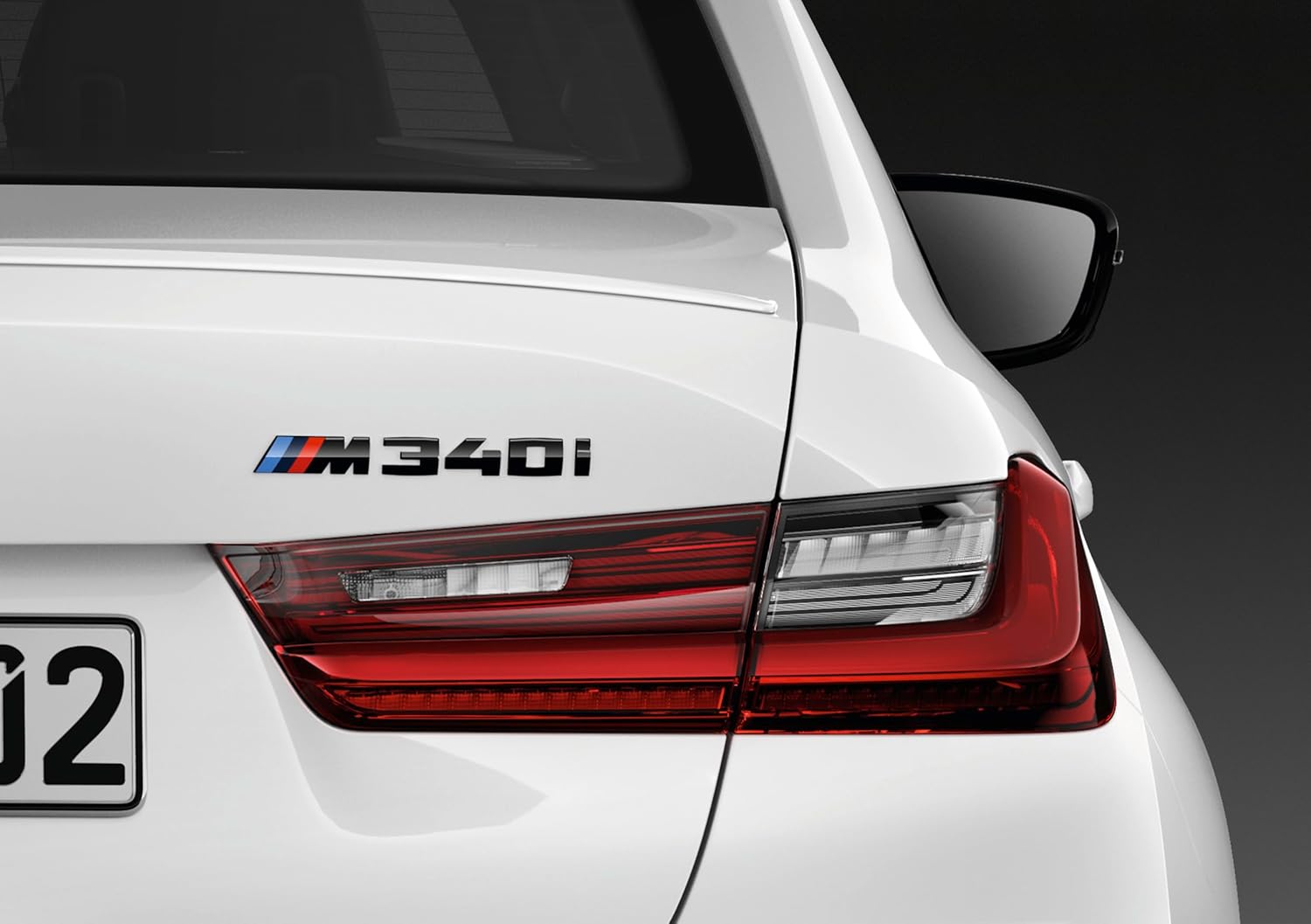 BMW Black Painted Lettering M340I