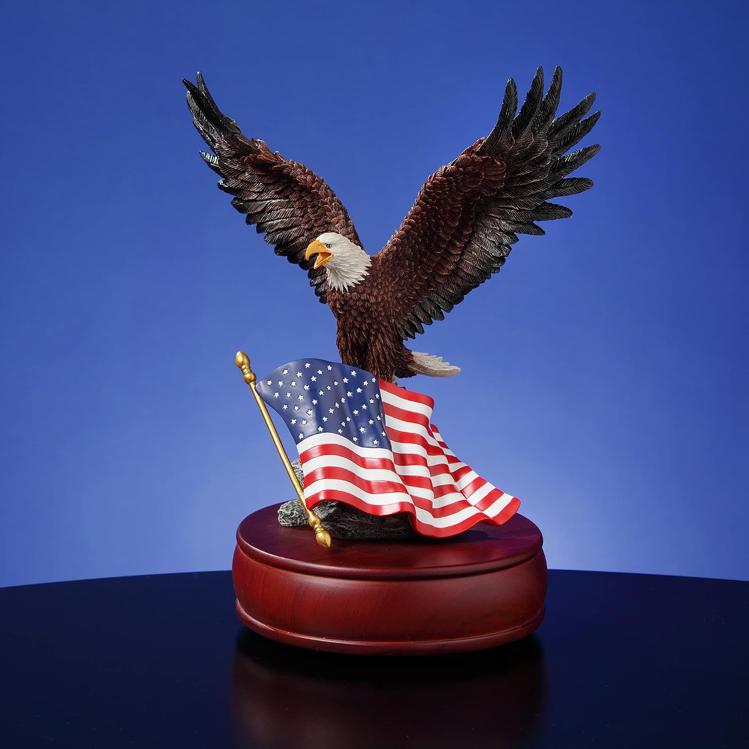 San Francisco Music Box American Eagle Musical Figurine image 3