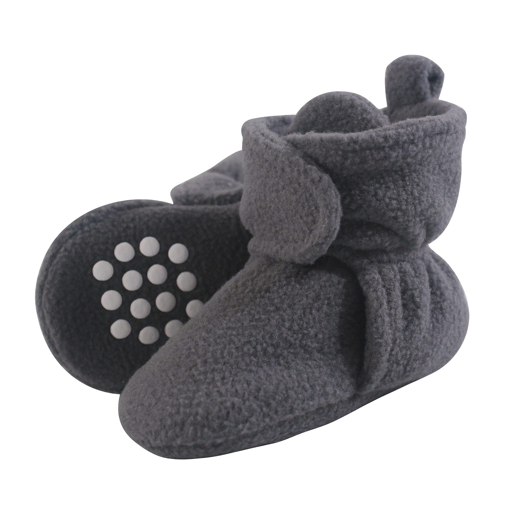 Luvable Friends Baby-Girls Cozy Fleece Booties Slipper Sock