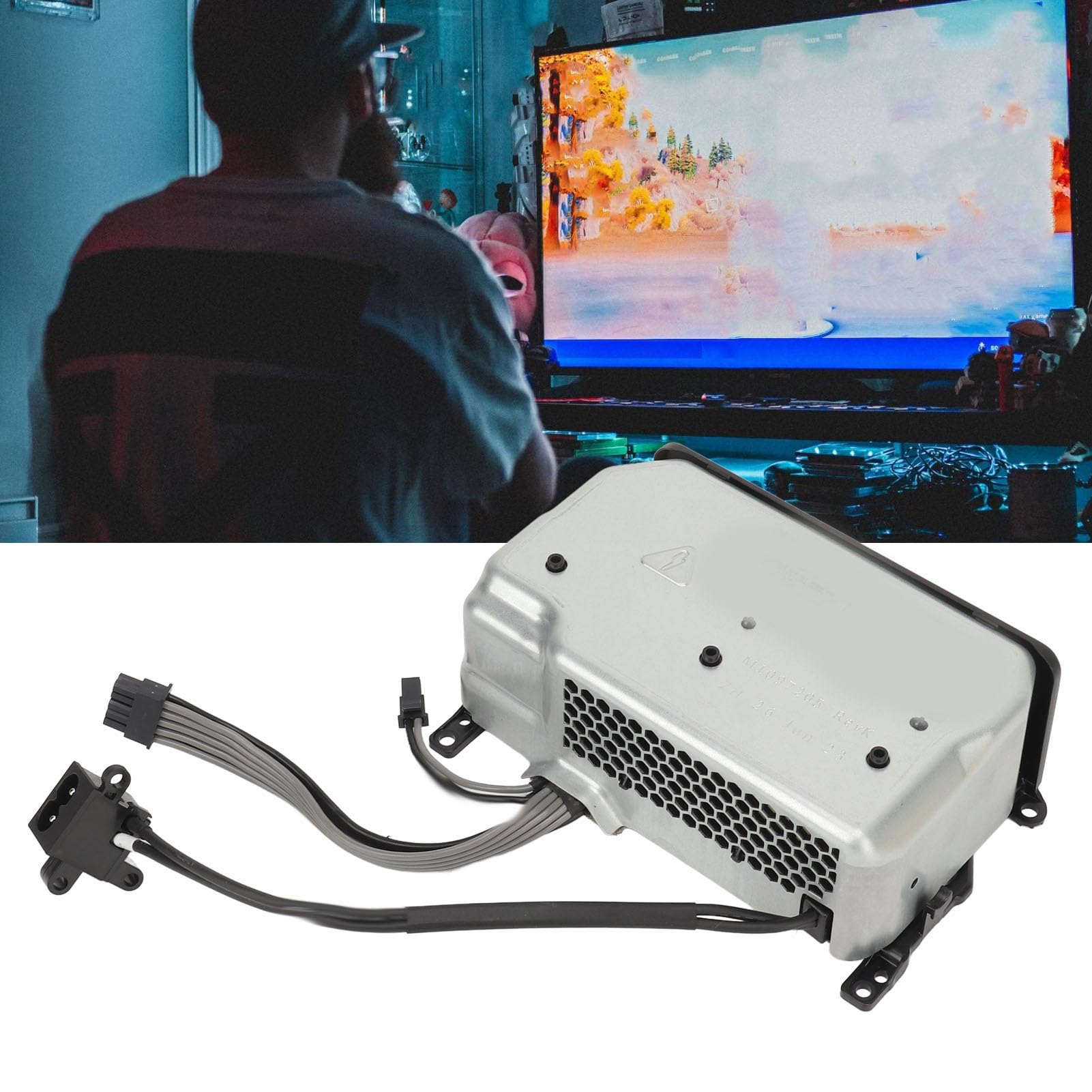 Alimentatore Compatibile con Series X, Power Brick Compatibile con Modello Sostitutivo 1920 Adattatore di Alimentazione per Console di Gioco da 100 a 127 V e da 200 a 240 V per