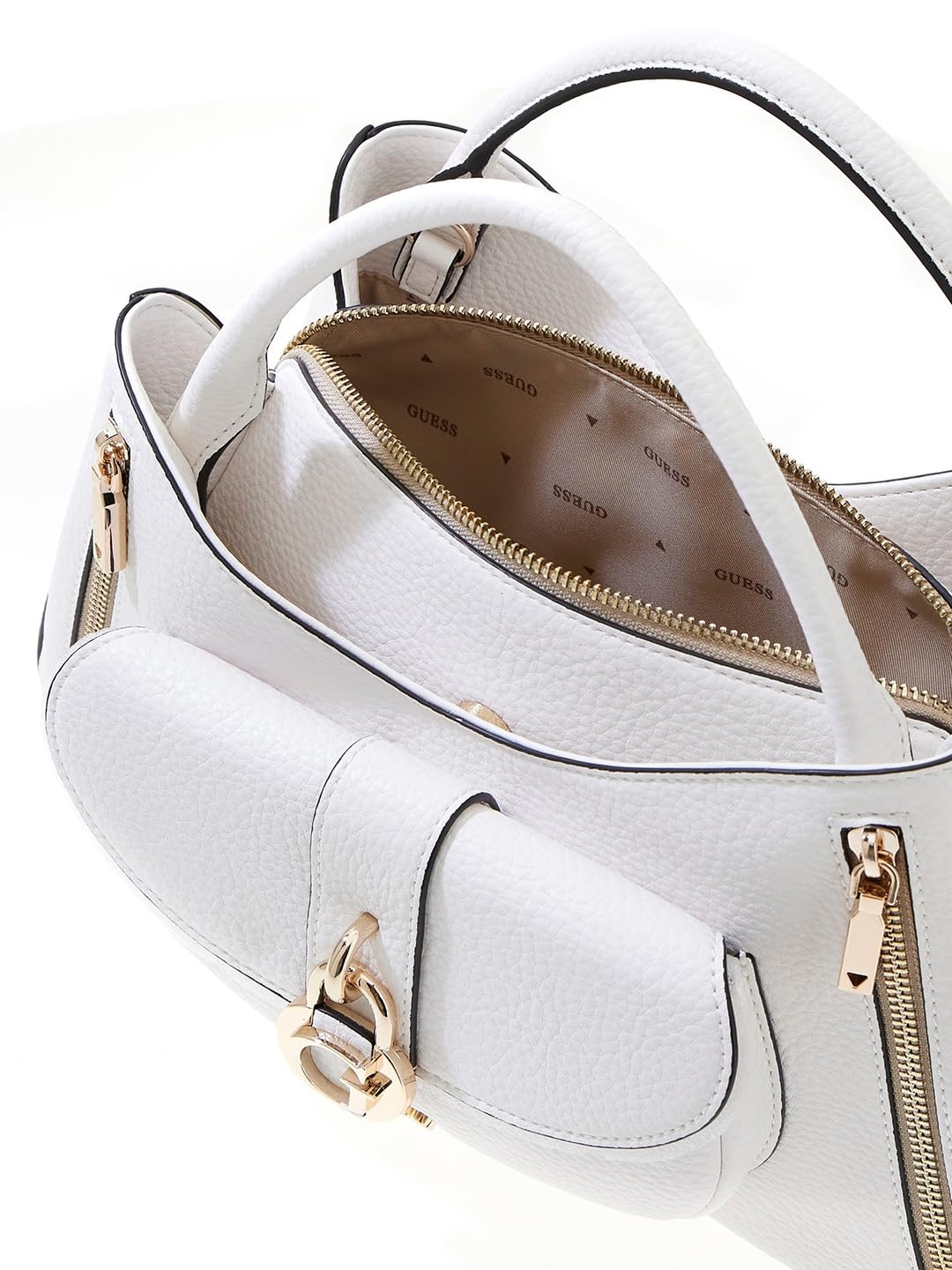 GUESS borsetta borsa a tracolla Jessa Girlfriend Bag White avorio