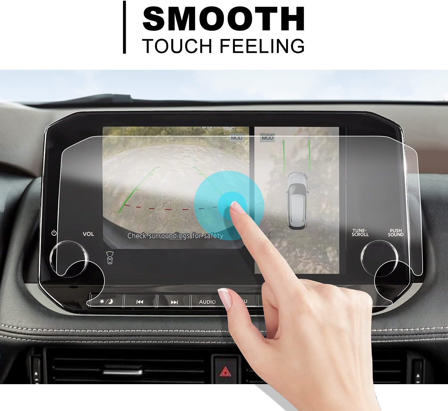LFOTPP Car Navigation Screen Protector for 2021 2022 2023 Nissa|n Rogue T33 9 Inch Auto Accessories Car Infotainment Stereo Display Center Touchscreen Protective Film (9 Inch Media PET)
