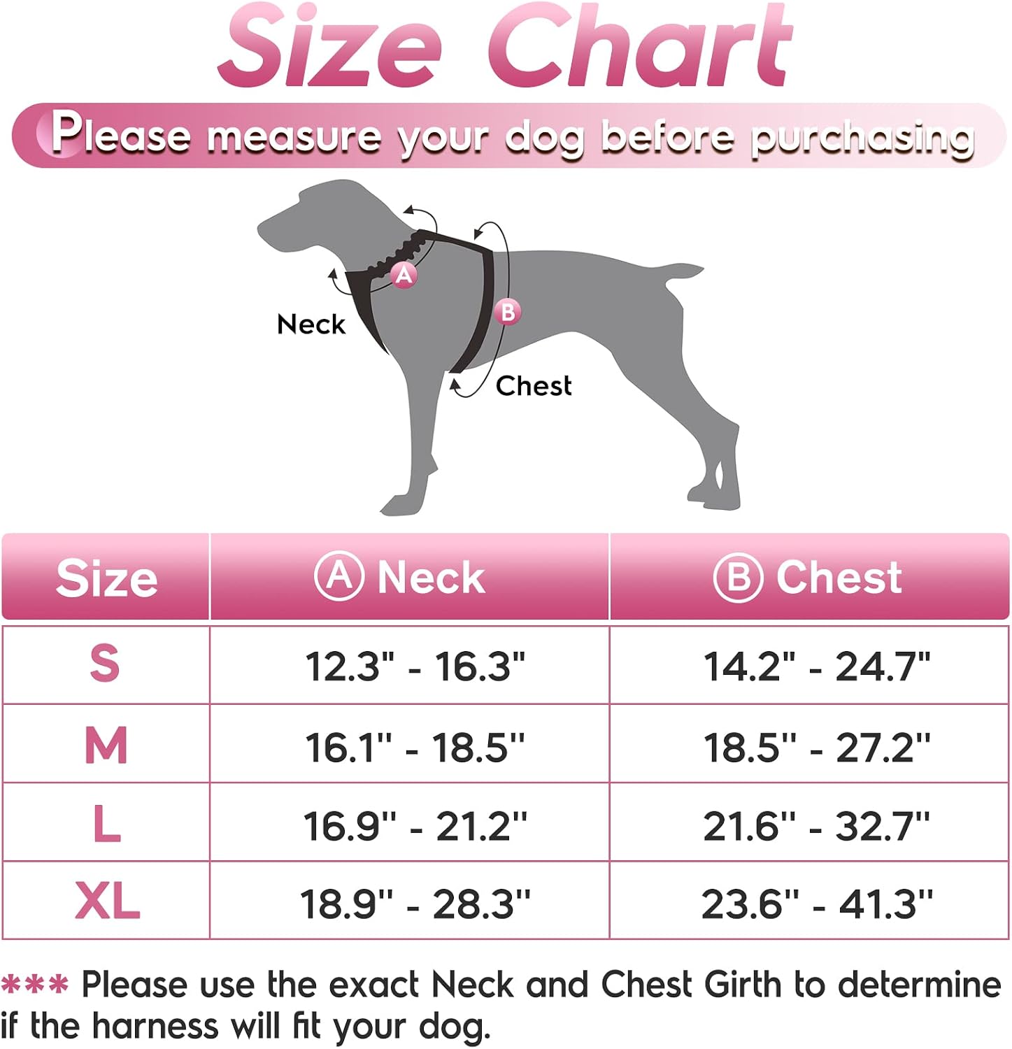 rabbitgoo Dog Harness for Medium Dogs No Pull, Upgrade Escape-Proof Pet Vest Harness, Unique Neck Protect Stretchy Bungee, Durable Nylon Surface, Comfy Soft Safe Control Handle & Reflective