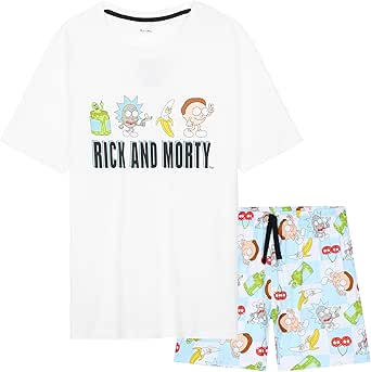 Get Trend Rick and Morty Mens Pajamas Set 100% Cotton Summer PJs Comfy ...