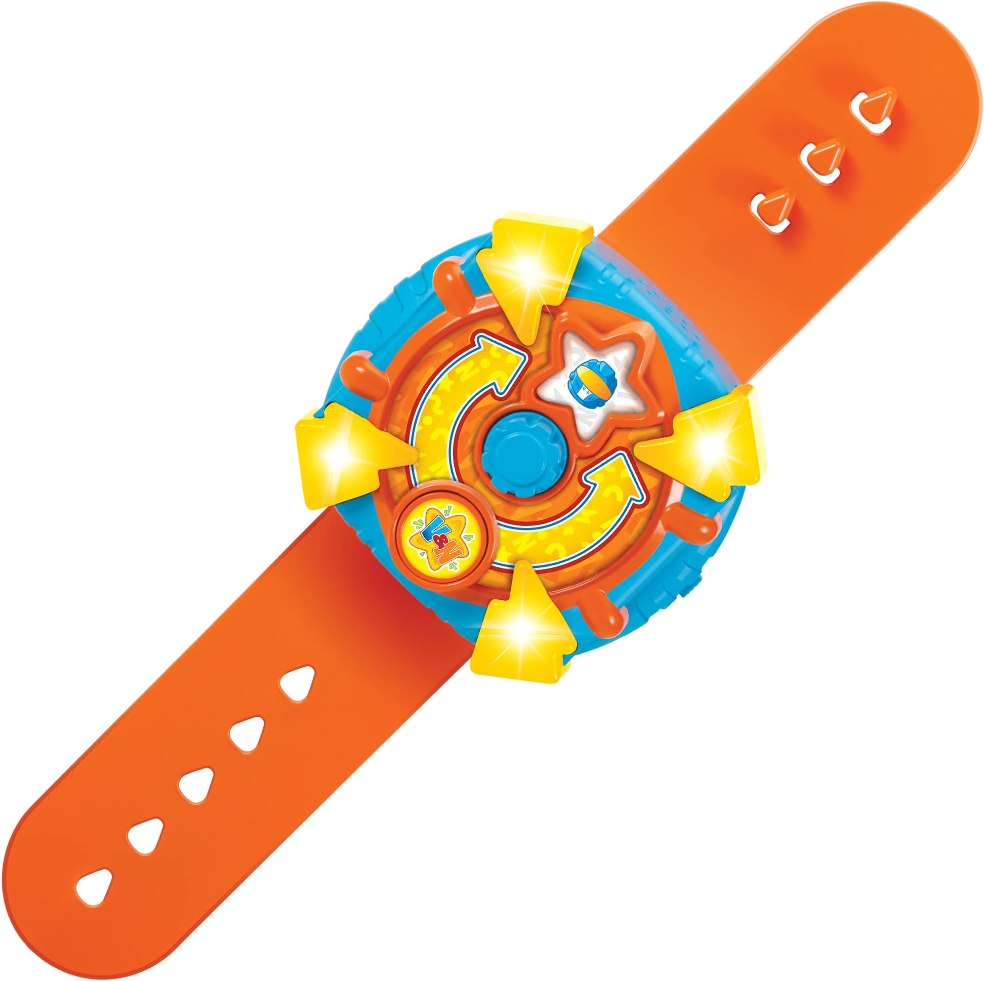 BANDAI P57712 Batman Vlad & Niki Watch Niki's Adventure Time (Orange Strap) Toy Watch with Voice and Light Effects for Adventure Game, Multicoloured, multicoloured, V&N Niki's Magic Watch