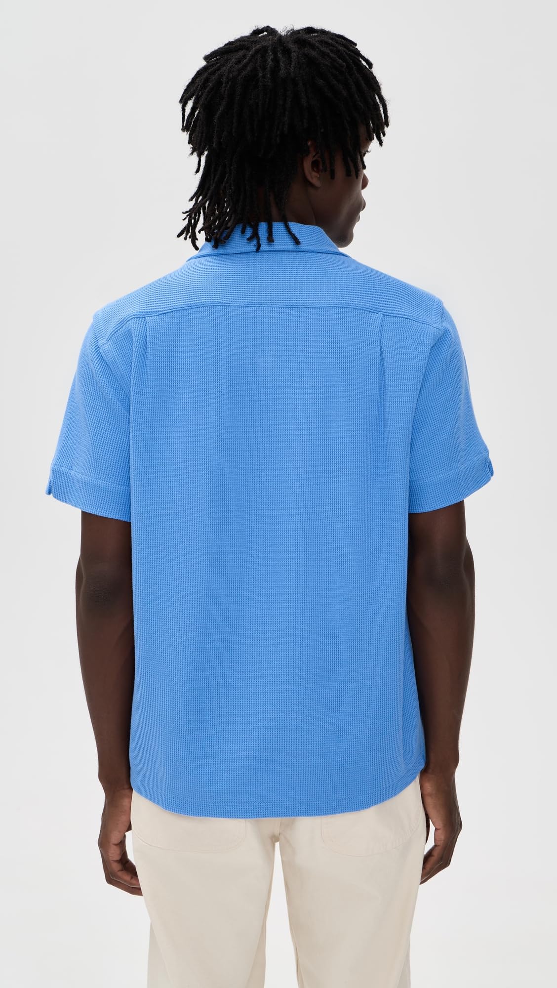 Polo Ralph Lauren Andy Camp-Shirt für Herren, Baumwoll-Leinen, Waffelstrick