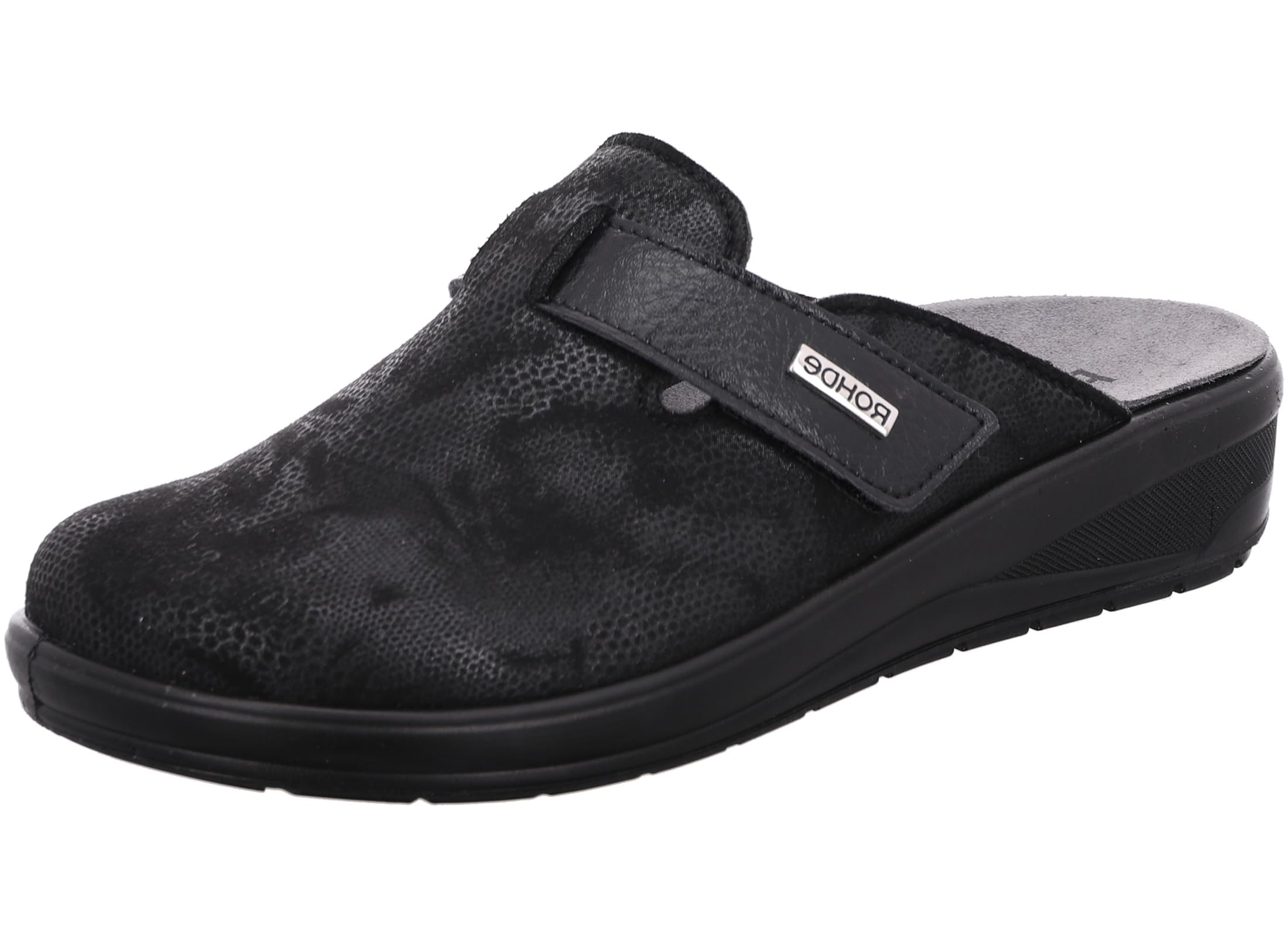 Rohde Women's Catania Slippers, 90 Black, 39 EU, 90 Black, 7 UK