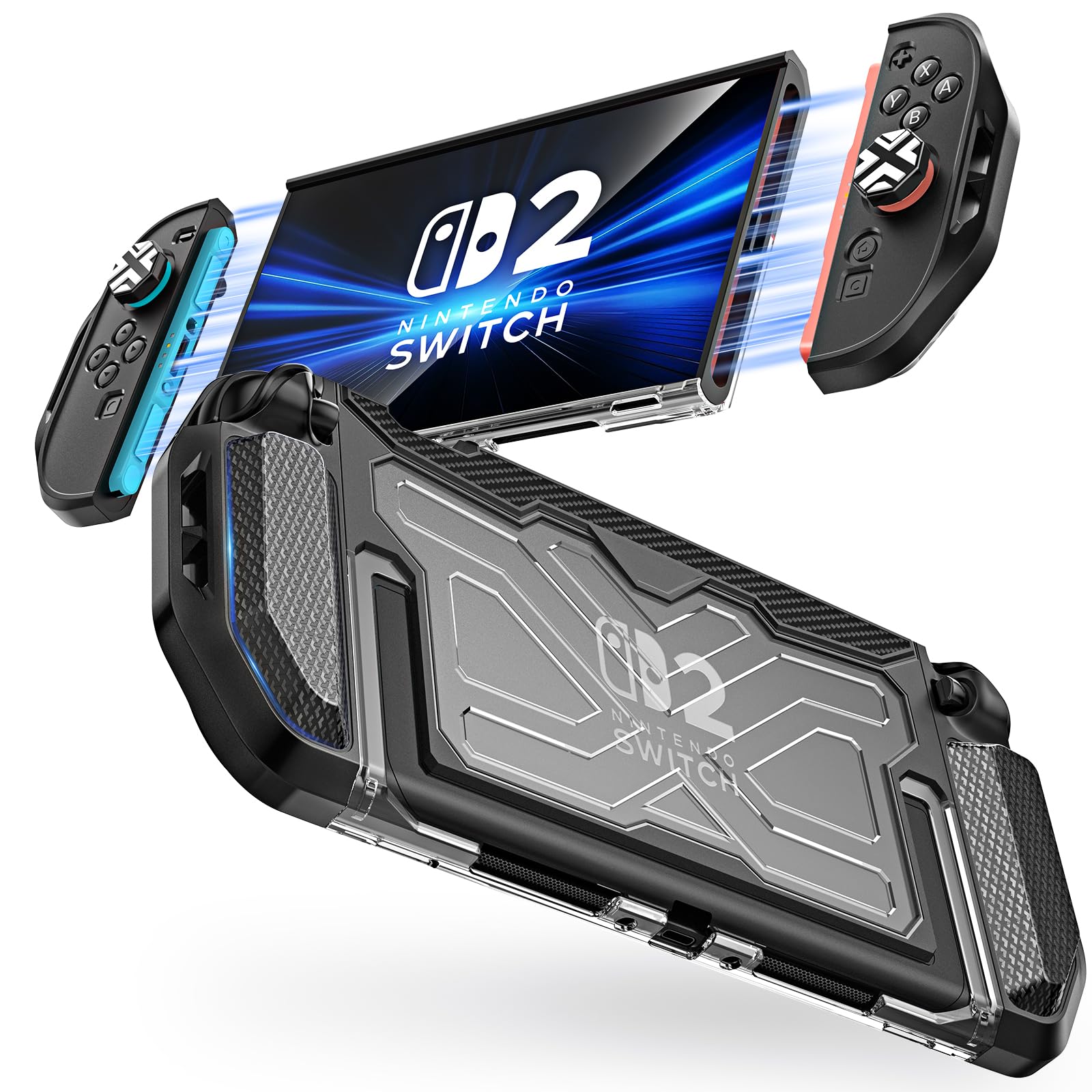 WTAIYUN Nintendo Switch 2 対応保護カバー ドック対応…