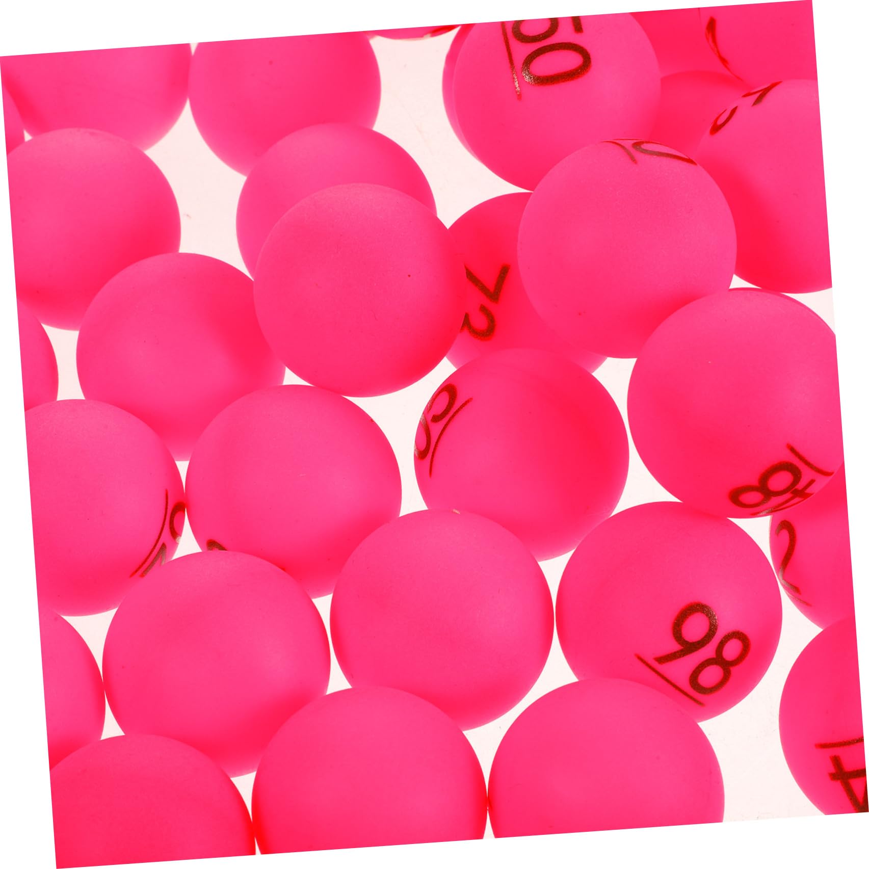 TOYANDONA Boules de Tombola Numérotées en Plastique, Lot de 100, 1 à 100