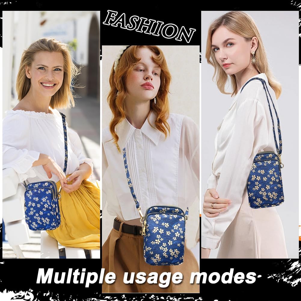 JANKS Small Crossbody Bag for Women Mini Cell Phone Bag Travel Pouch Wallet Purses Adjustable Over Shoulder Strap - Image 6