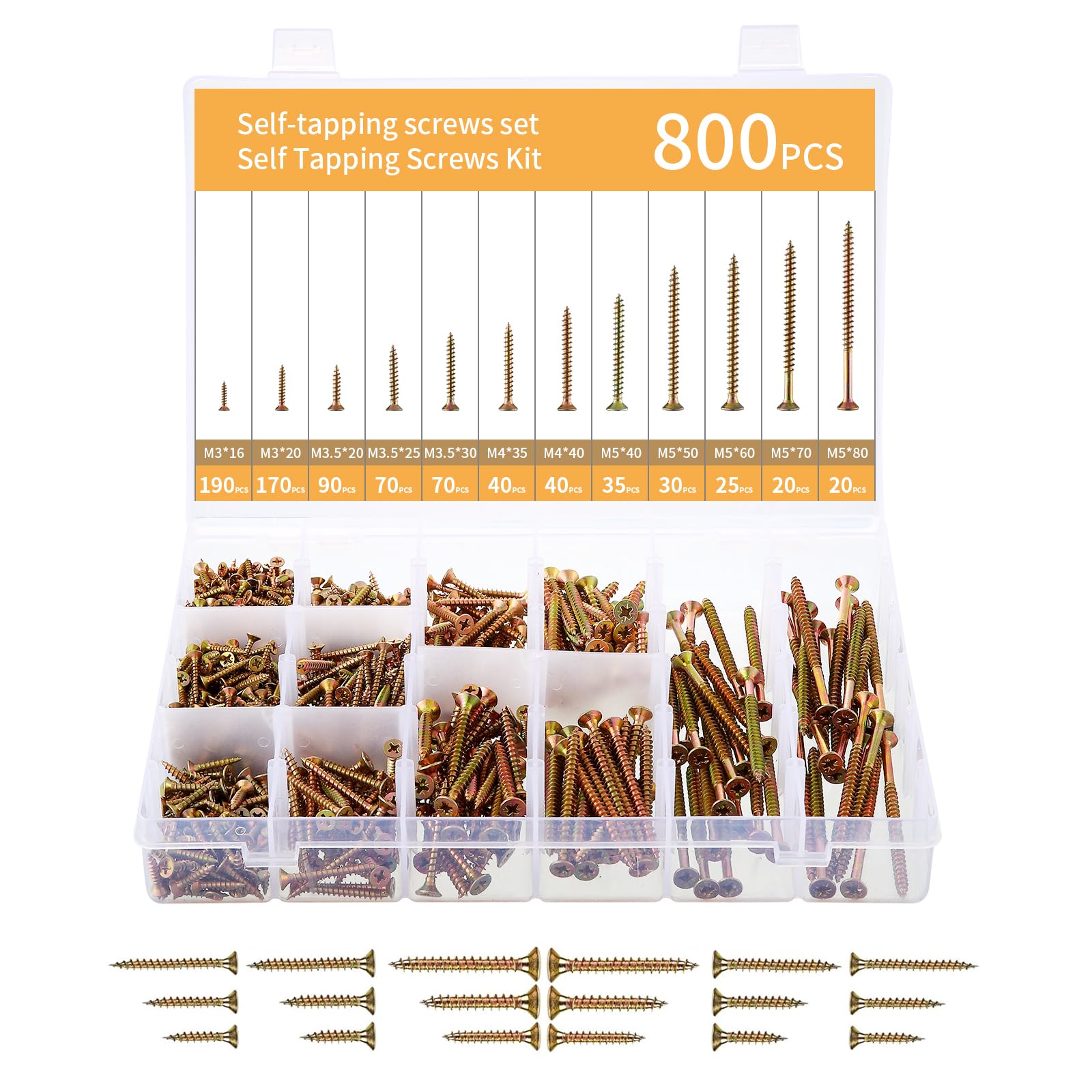 sosinya 800 vis bois autotaraudeuses lot