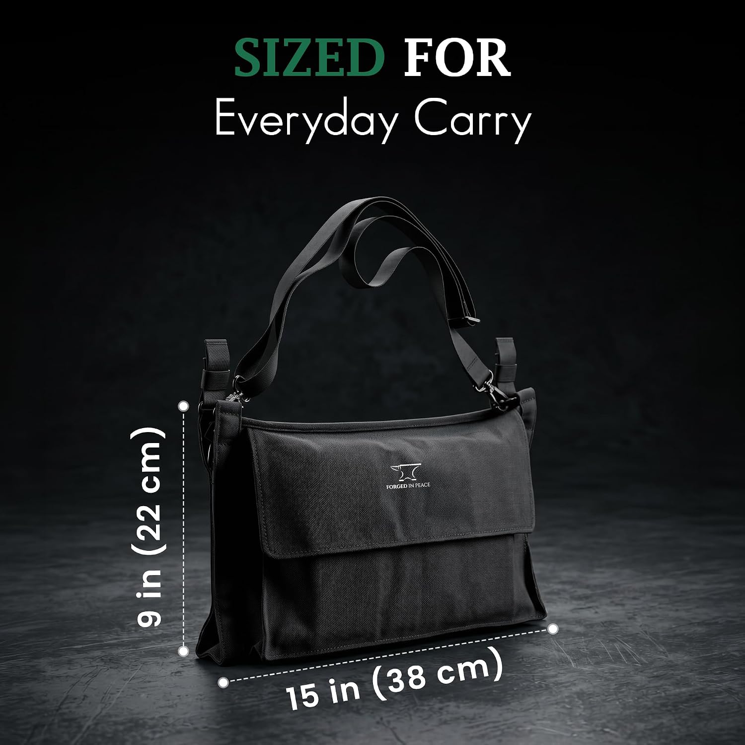 Men’s Yoga Mat Bag – Durable Canvas Carrier, Lightweight with Extra Storage for Gear & Accessories, Black image 4