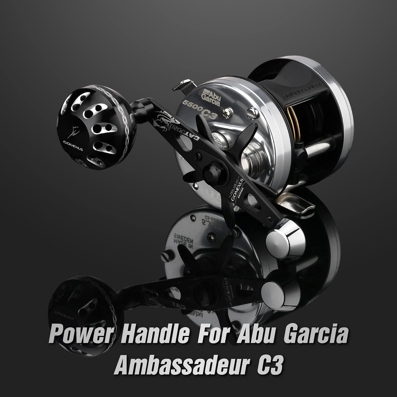 GOMEXUS Power Handle Compatible for Abu Garcia Ambassadeur C3/C4/S