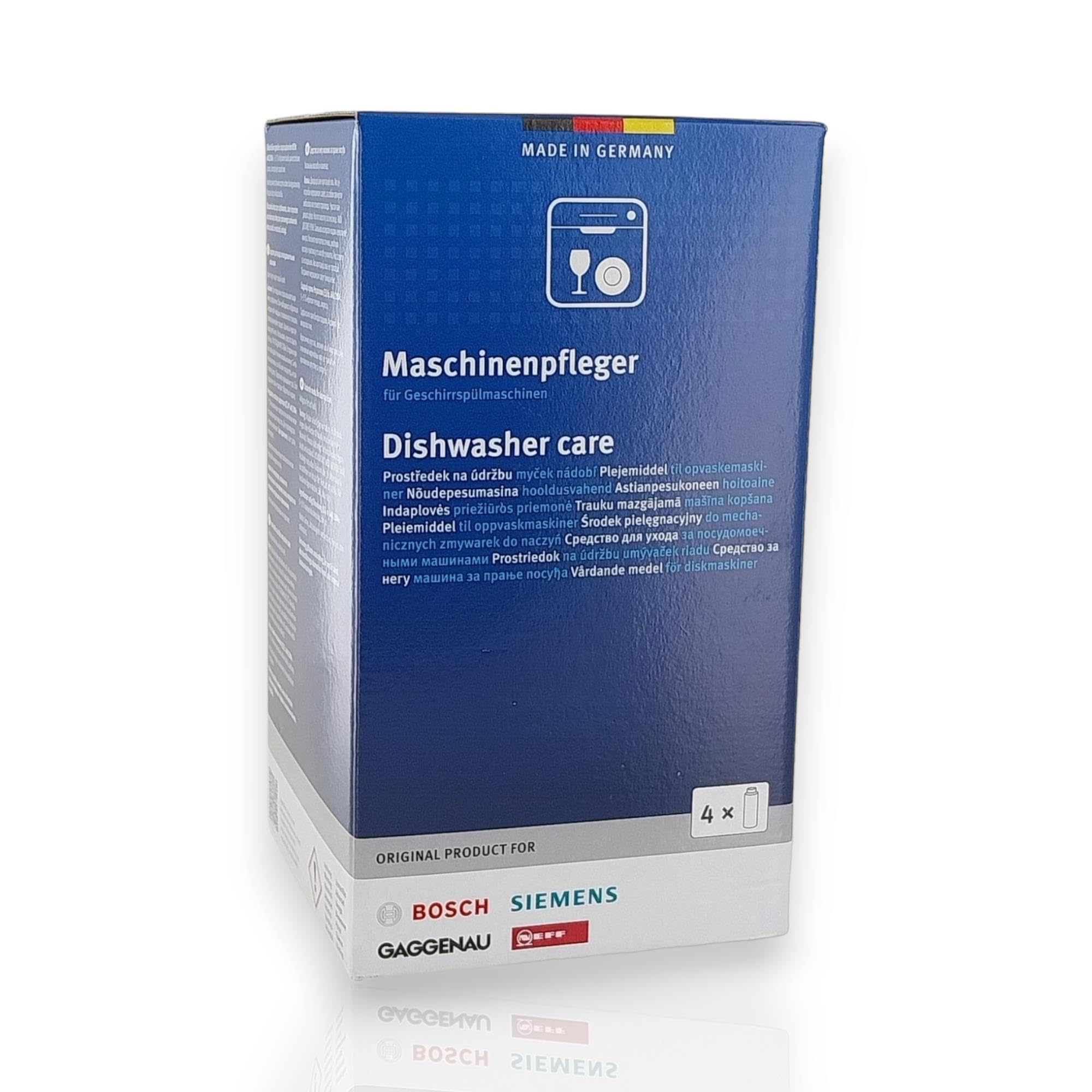 4 limpiadores de máquina de 250 ml para lavavajillas Bosch Siemens 00311997 00311304 00311565 00311566 00311625 00311719 00311994 00311993 elimina la grasa y la cal k depósitos