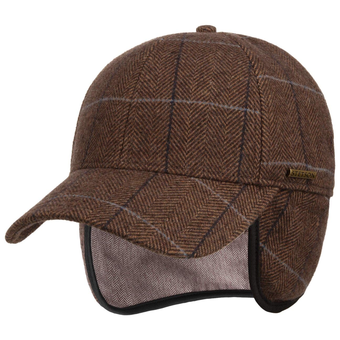 Stetson Kinty Wool Gorra de Beisbol Espiga Multicolor Hombre Otono Invierno
