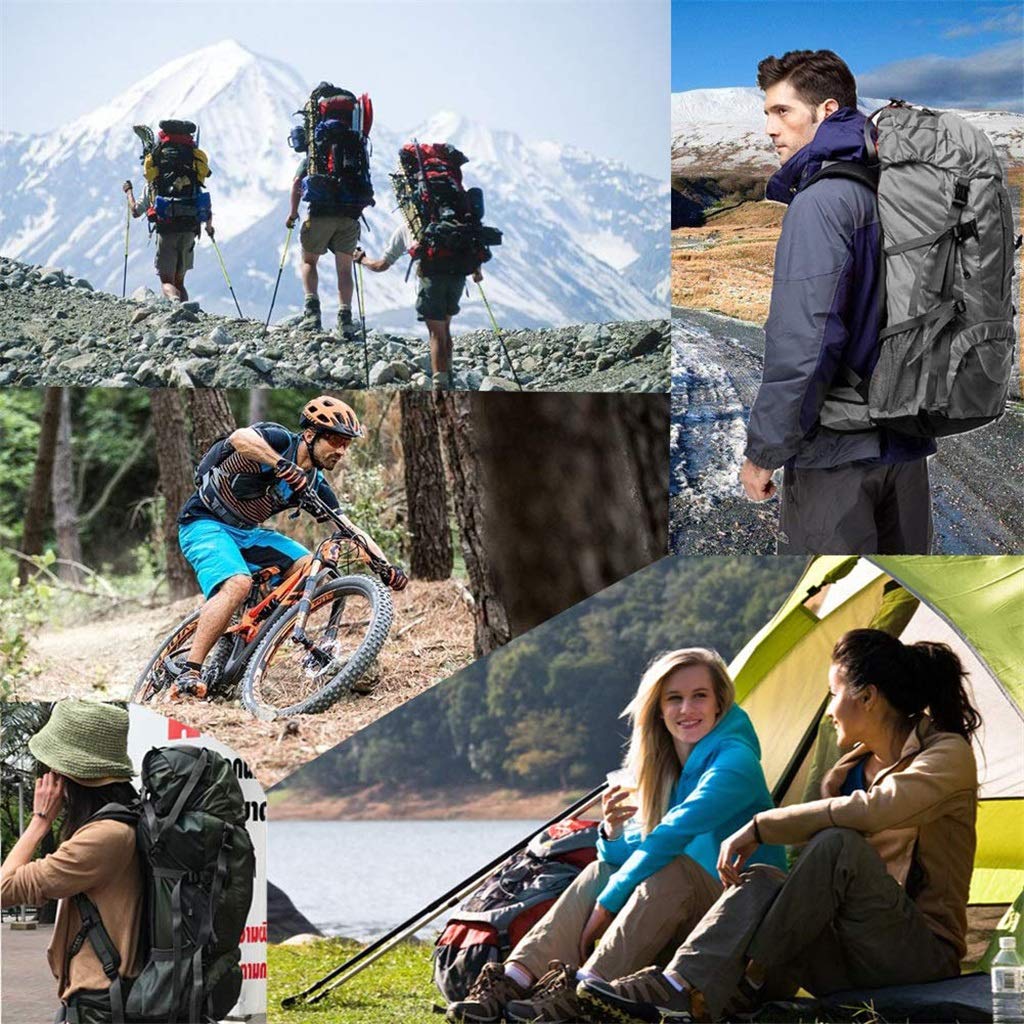Wandern Reisen Daypack Rucksack für Outdoor-Sportarten Trekking Camping wasserdichte verschleißfeste Bergsteigen ultralarge kapazität männer Frauen 80l
