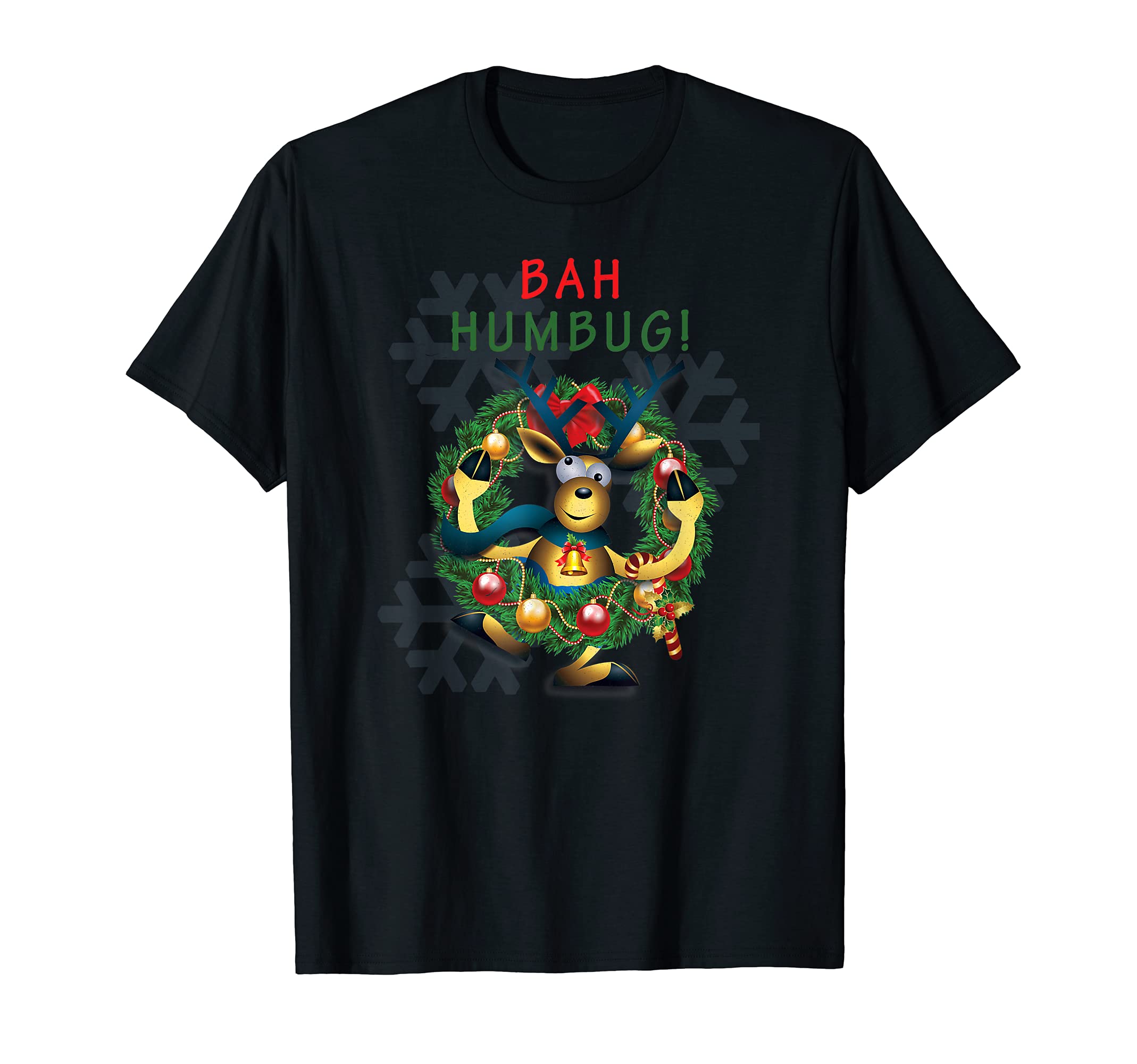 Funny Christmas Reindeer Bah Humbug Shirt