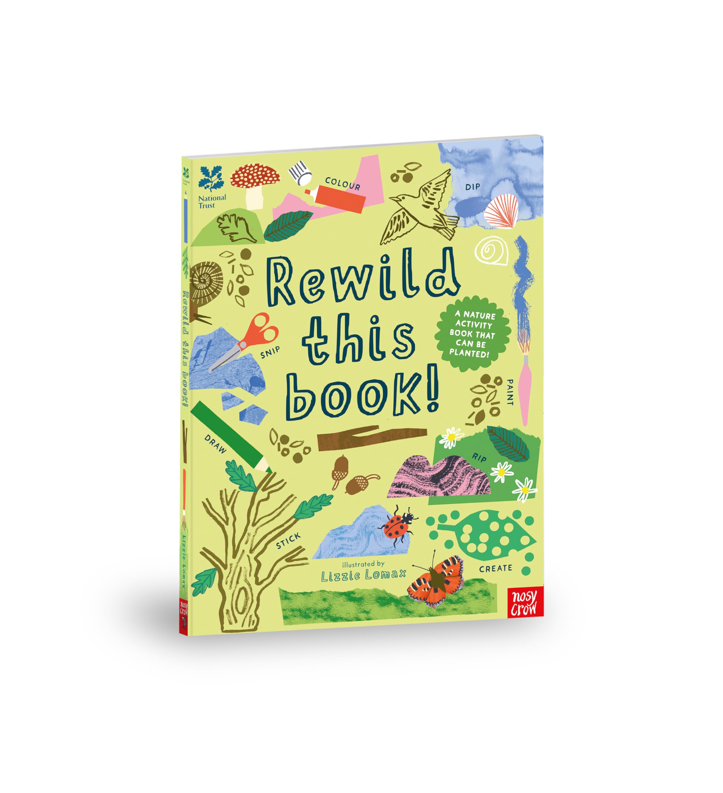 National Trust: Rewild This Book : A nature activity book that can be planted!