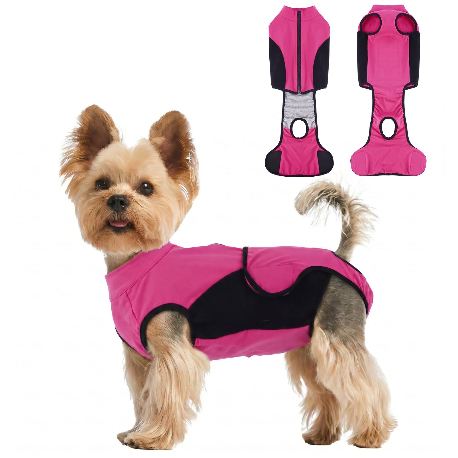 Dog Recovery Suit – Cotton Post Surgery Suit for Female & Male Dogs