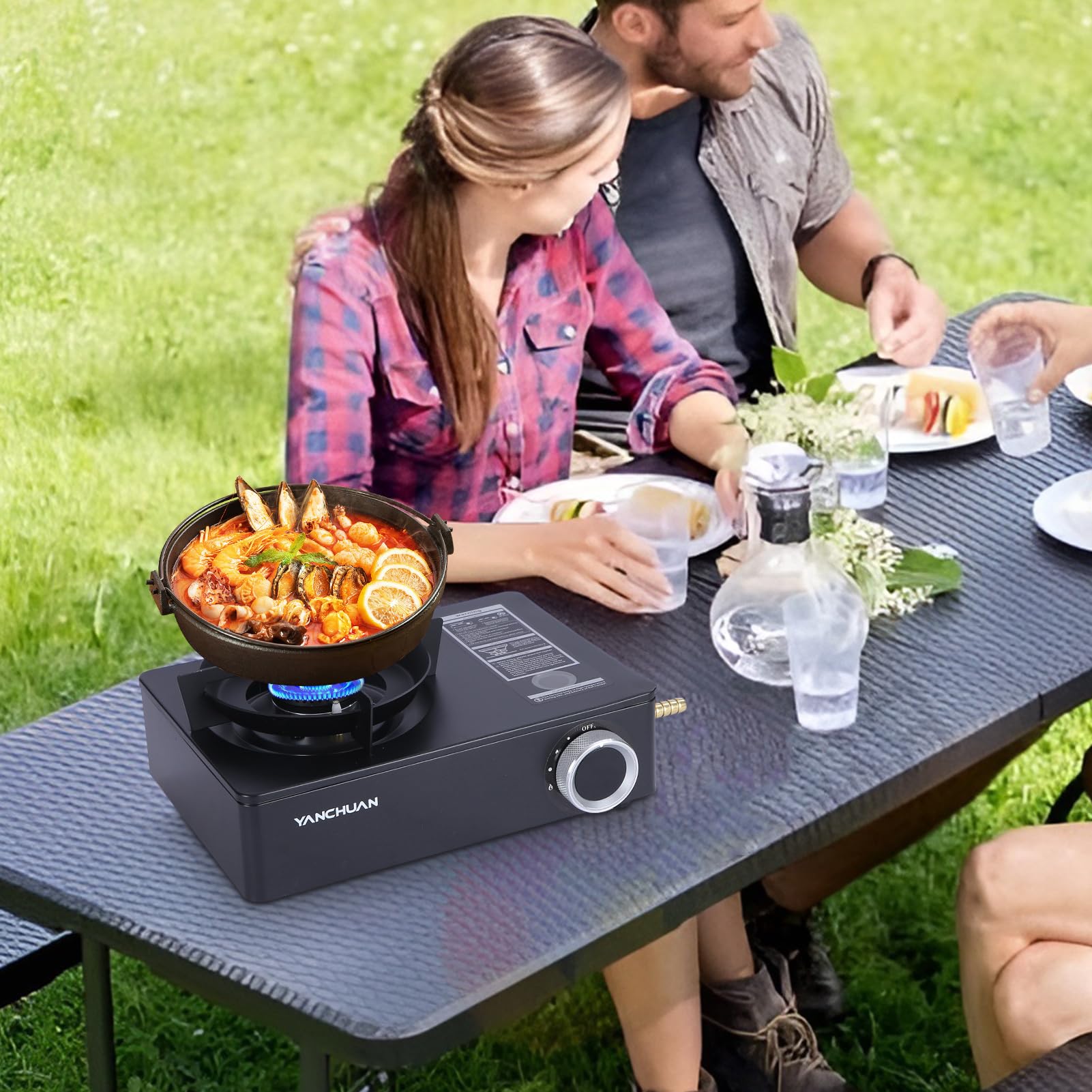 Cucina da campeggio portatile Set Cucina Da Campeggio | Fornello da camping Picnic, Feste, Viaggio, Pesca, Escursionismo, Emergenze, Casa, Famiglia, , Cibo, Bevande