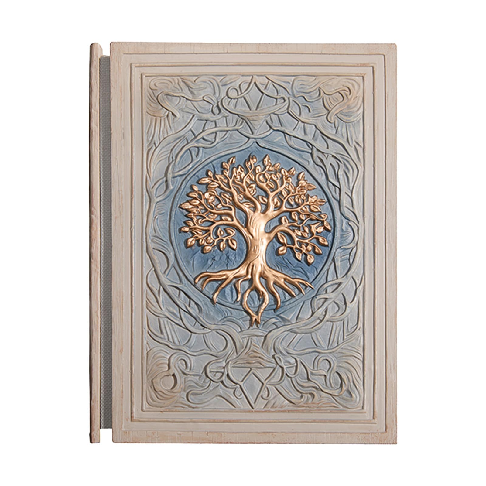Txyooczy Tree of Life Journal for Women, Men, Gratitude bullet journal, Bible journal, Norse mythology, Yggdrasil, Handmade, Grimoire, Thick Paper,