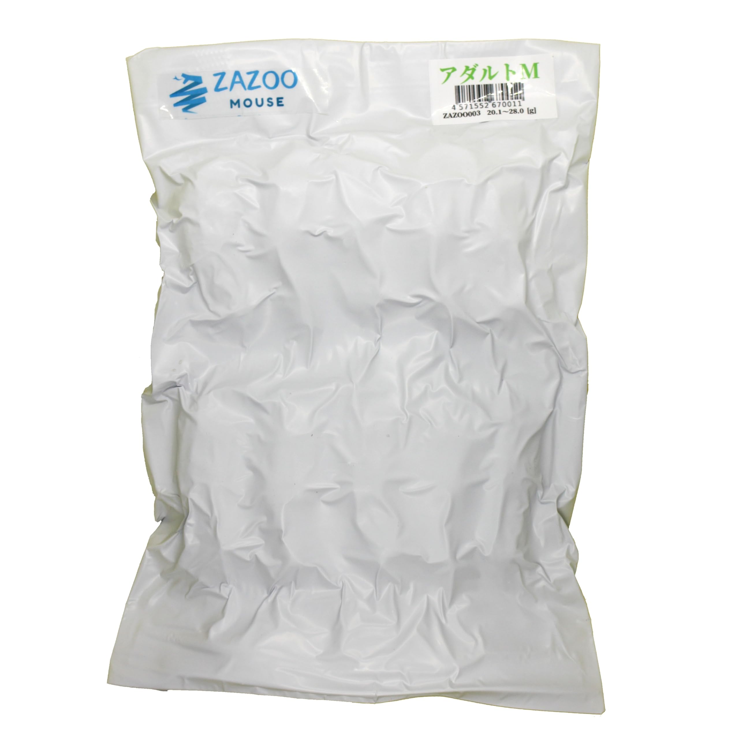 Amazon | ZAZOO 冷凍マウス アダルトM 10匹 20〜28g 約8.5cm 真空個別