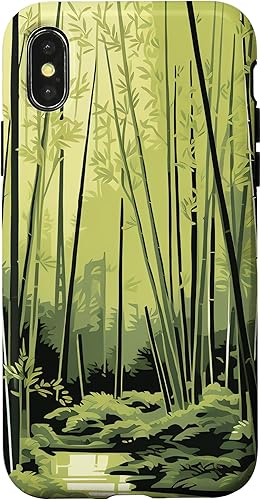 Miniatura 7 de iPhone XR Bamboo Radiance Nature's Brilliance in Chromatic Hues Case