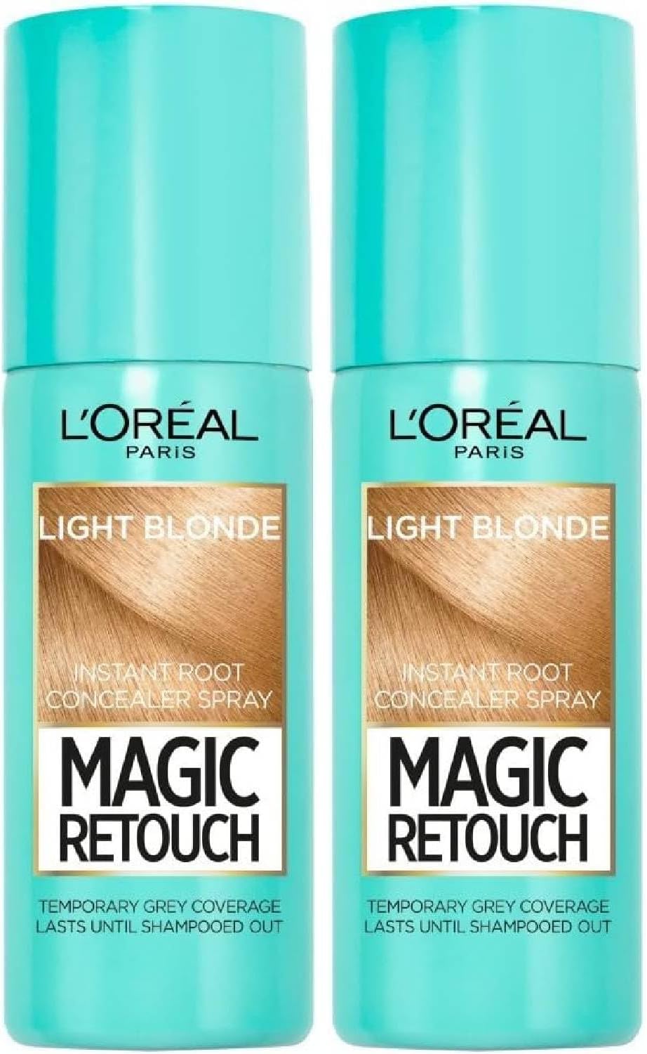 (2 PACK) L'Oreal Paris Magic Retouch Instant Root Concealer Light Blonde x 75ml