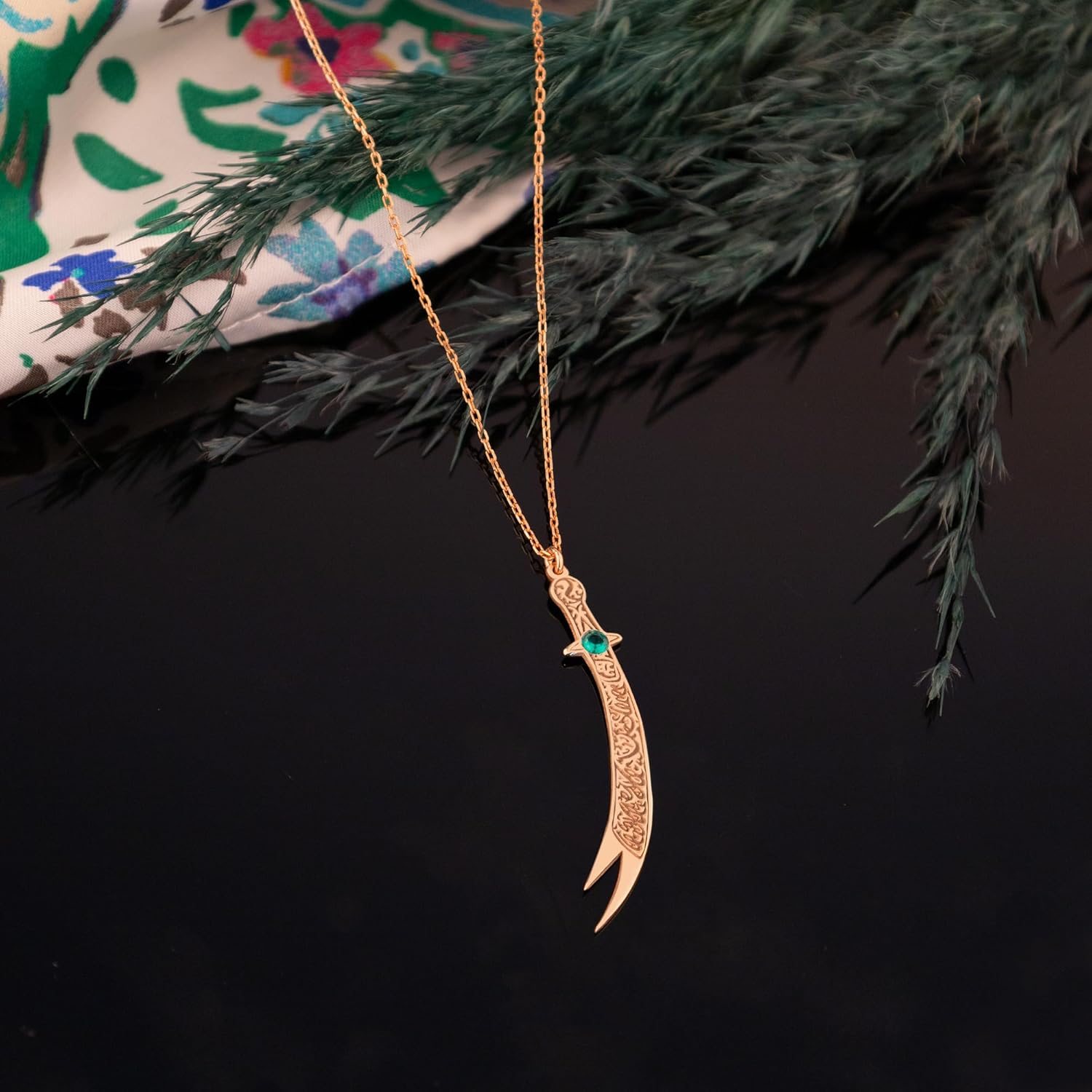 Zulfiqar Sword Necklace 925 Sterling Silver, The Sword of Wisdom, Imam Ali Sword Necklace, Unisex Sword Necklace, Handmade Sword Pendant, Islamic Jewelry