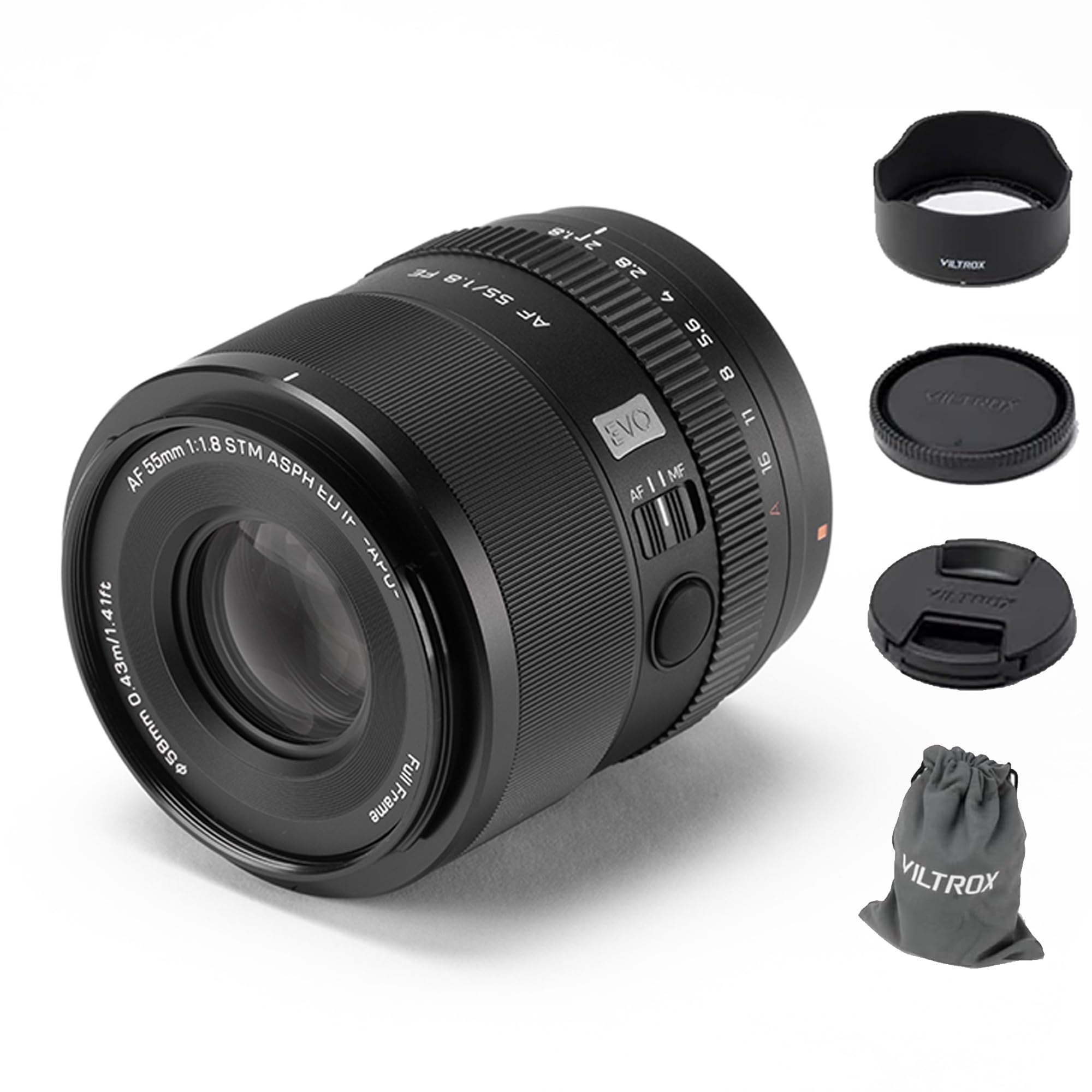 VILTROX APO 55mm F1.8 EVO Z Mount Lens, AF 55mm f/1.8 FE for Nikon