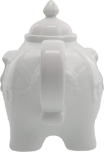 Miniatura 3 de BIA Cordon Bleu Tetera elefante de 28 onzas, color blanco (901194S1SIOC)