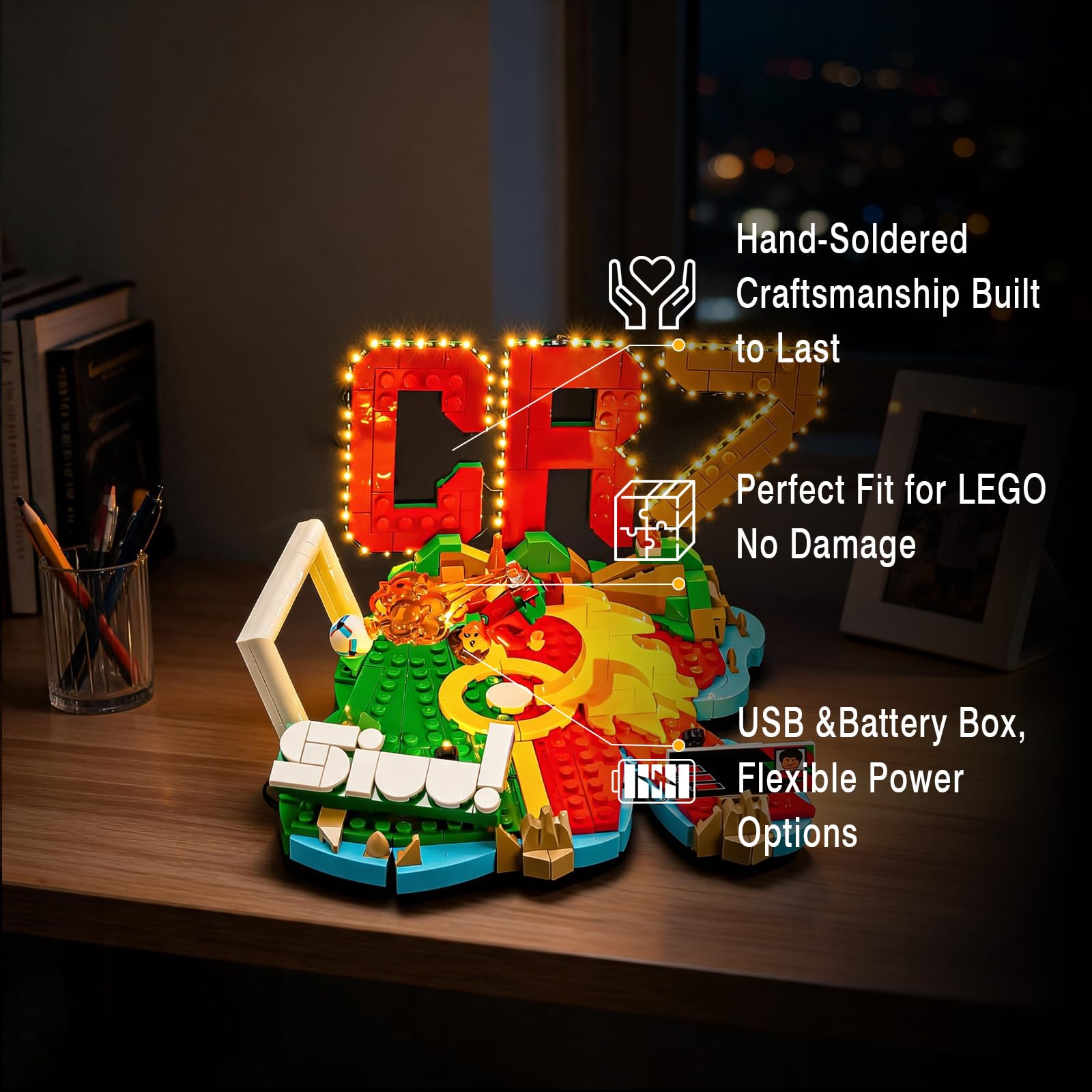 Amazon.co.jp: Vaodest LEDライトセット LEGO クリスティアーノ