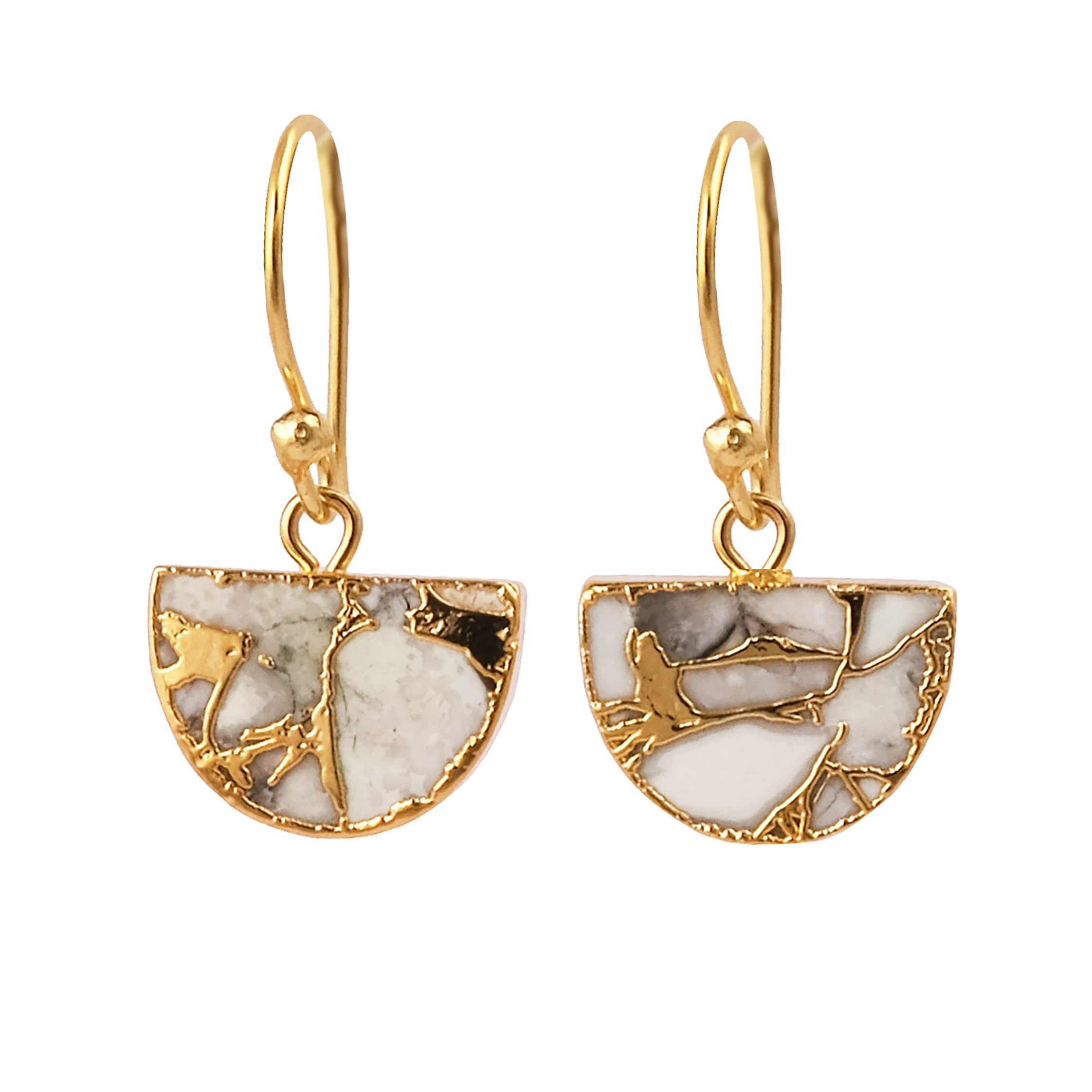 See full amazon price history chart for Gemstone Earring For Women | Howlite Turquoise Handmade Hook Earring | Brass Half Moon Shape Gold Electroplated Jewelry | 2184)3 Gemstone Earring For Women | Howlite Turquoise Handmade Hook Earring | Brass Half Moon Shape Gold Electroplated Jewelry | 2184)3 (B0B3MXDV63) Amazon Price History, Amazon Price Tracker