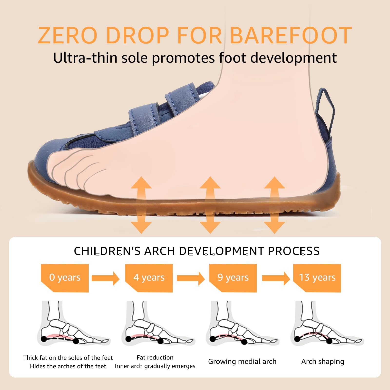 STQ KIDS Scarpe Bambino Bambina Sneakers Punta Larga Antiscivolo Leggere Primi Passi Outdoor Tennis attività
