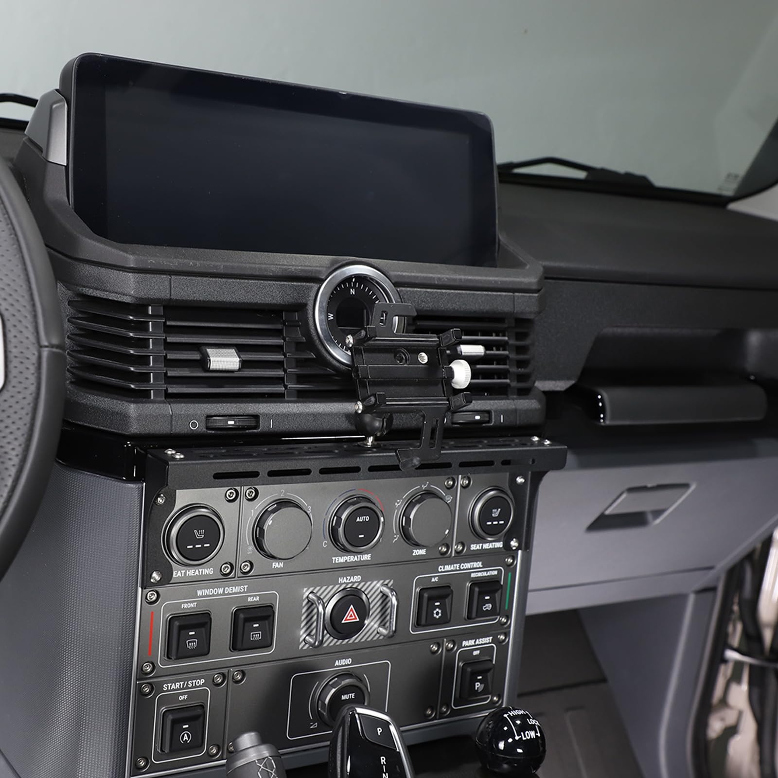 METYOUCAR Soporte para teléfono móvil Ineos Grenadier 2020-2024 con control central, soporte para teléfono móvil, navegador GPS, soporte portátil para radio de coche (estilo D)