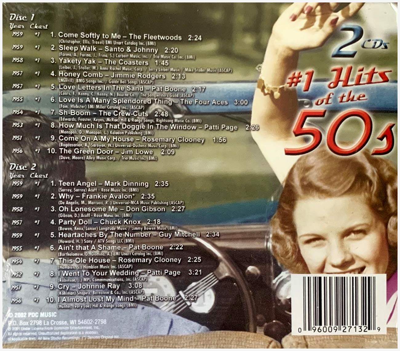 #1 Hits of the 50's