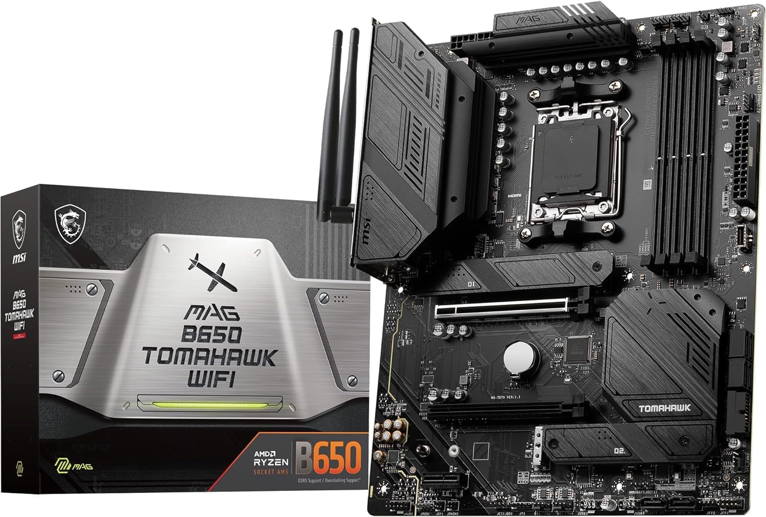 AMD Ryzen 5 7600X Procesador, 6 núcleos/12 Hilos desenfrenados