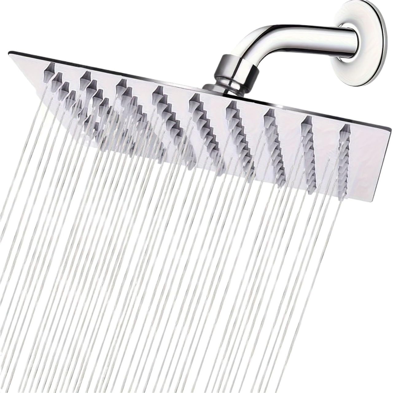 Pomme de douche effet pluie 20cm pour créer une expérience spa relaxante chez soi