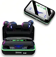 Fone De Ouvido Sem Fio Bluetooth E10 Compatível Com Android Iphone Notebook Resistente a Água Com Carregador Portátil