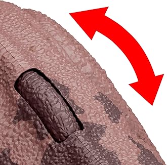 Mattel Jurassic World: Chaos Theory Netflix - Wild Roar Pachyrhinosaurus Dinosaur Figure with Continuing Head Strike & Roar Sound, Posable Toy & Digital Play, Ages 4 Years & Up, HTK72