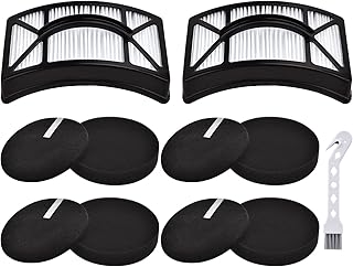 Anewise Filter Replacement for Bissell CleanView 2486, 2487, 2488, 2490, 2492, PowerClean 2494 Vacuum, Compare to Part # 1604130, 1601972, 1608225, 2 HEPA +4 Foam & Felt Filters