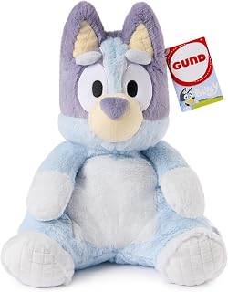 Bluey Official Oh So Snuggly Bluey Peluche de 12,5 pulgadas, mayores de 0años | Los acolchados estimulan el aprendizaje sensorial táctil durante el juego de simulación temprano; enseña autoaprendizaje y exploración táctil