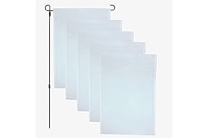 5-Pack 12x18 Inch Sublimation Garden Yard Flags