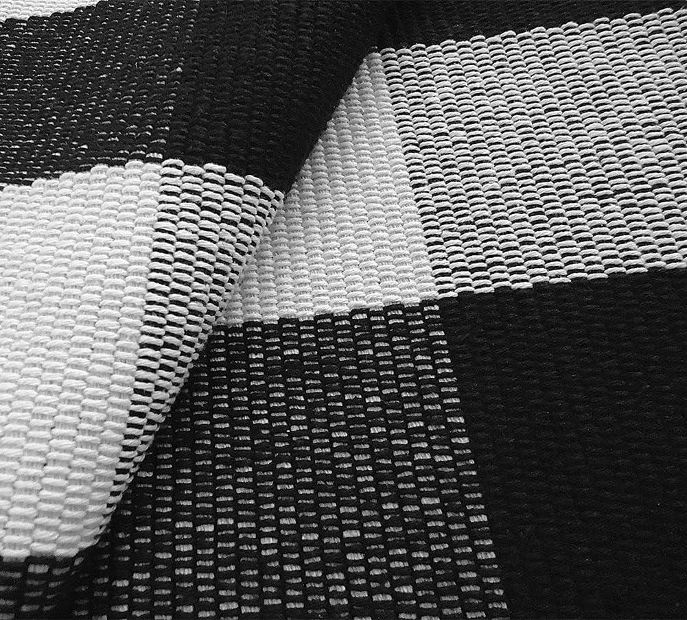 Levinis Buffalo Check Rug - Cotton Washable Porch Rugs Durable and Washable Outdoor Rugs Door Mat Hand-Woven Buffalo Plaid Rug for Outdoor/Kitchen/Bathroom/Entry Way/Bedroom, 23.6" x 35.4" - Image 5