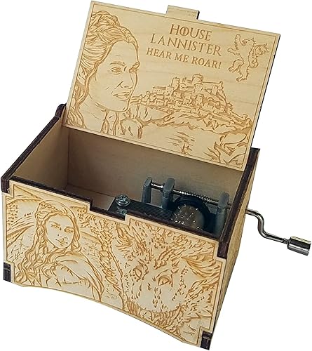 Vista 20 de TheLaser'sEdge, Caja de música de Juego de Tronos con el tema principal del título - House Lannister Casa Lannister