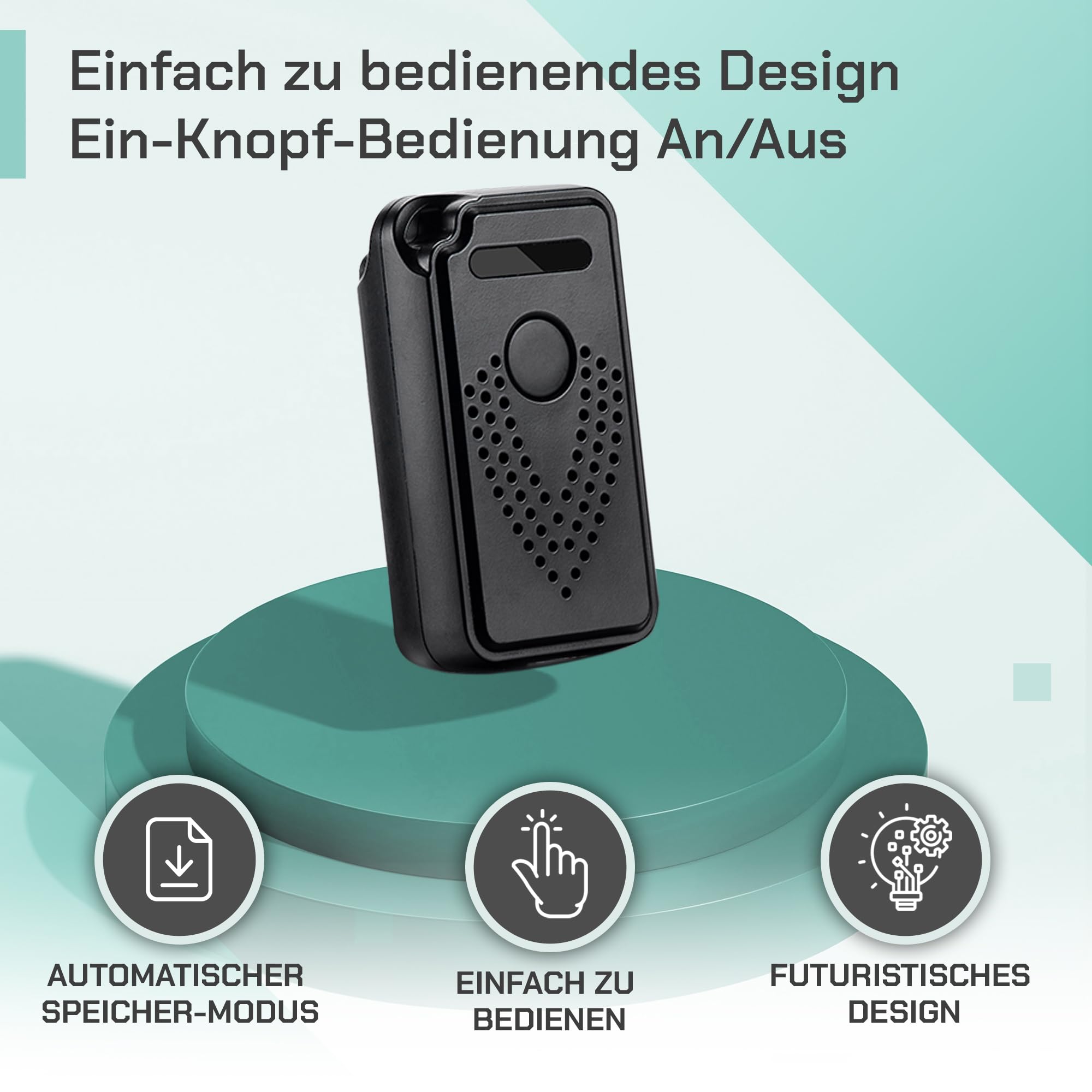 Professioneller digitaler Diktiergerät, aktiviert über Internet-WLAN, FlyRec, unbegrenzte Entfernungssteuerung für Unterricht und Memos – Audio-Recorder mit intelligenter App